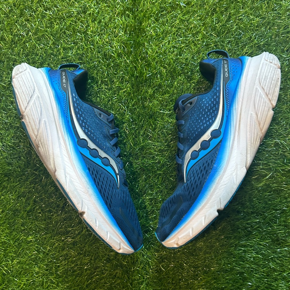 Saucony Men’s Navy and Bright Blue Running Shoes